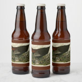 Vrouw Wild Turkey from Audubon's Birds of America Bier Etiket (Flessen)