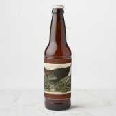 Vrouw Wild Turkey from Audubon's Birds of America Bier Etiket (Voorkant)