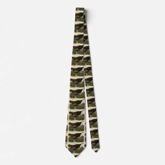 Vrouw Wild Turkey from Audubon's Birds of America Stropdas (Voorkant)