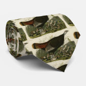 Vrouw Wild Turkey from Audubon's Birds of America Stropdas (Opgerold)