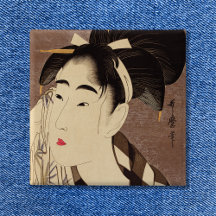 Vrouw Wiping Zweet  Kunst