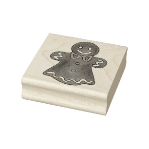 Vrouw Woman Kerstfeestdag Koekje Rubberstempel