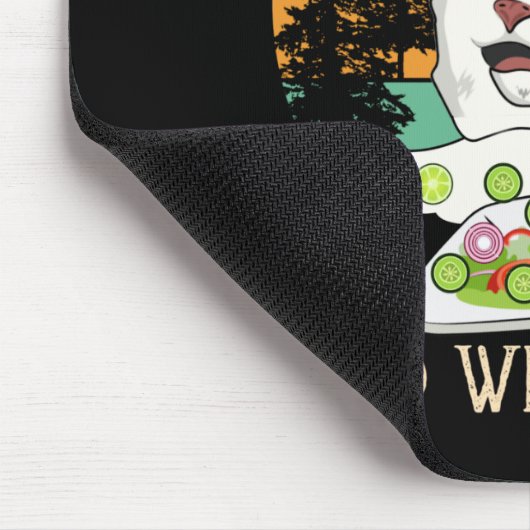 Vrouw Yelling bij kattenthema, Kattenthema Muismat (Hoek)