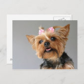 Vrouw Yorkshire Briefkaart (Voorkant / Achterkant)