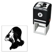 Vrouw Zelfinktende Stempel (In situ)