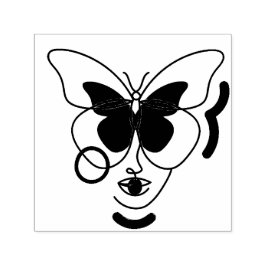 Vrouw Zelfinktende Stempel