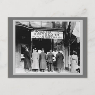 Vrouw - Zetel - Zetel - Verzet tegen Briefkaart