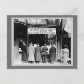 Vrouw - Zetel - Zetel - Verzet tegen Briefkaart (Voorkant)