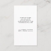 Vrouw zit in yoga-houding visitekaartje (Achterkant)