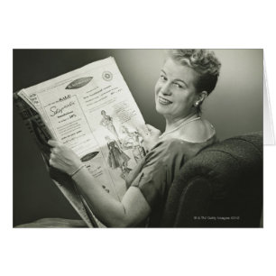 Vrouw zit voorgezeten