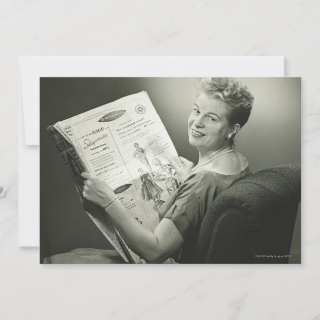 Vrouw zit voorgezeten (Voorkant)