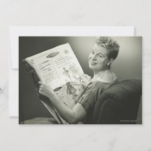 Vrouw zit voorgezeten