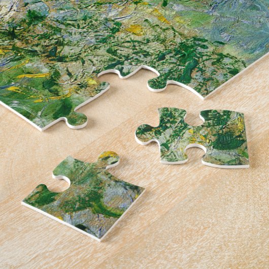 Vrouw Zittend onder de Wilgen door Claude Monet Legpuzzel (Zijkant)