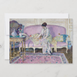 Vrouw zittend op een bank   Frederick Carl Friesek