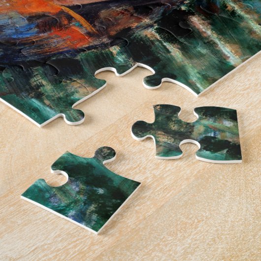 Vrouw zittend op een bank, Mary Cassatt Legpuzzel (Zijkant)