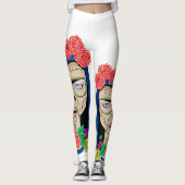 Vrouw Zombie Halloween Leggings (Voorkant)