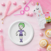 Vrouw Zombie Papier Borden Papieren Bordje (Feest)