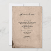  Vrouw Zombie Soldaat Halloween Partij Kaart (Achterkant)