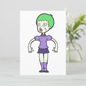 Vrouw Zombie Uitnodigingen