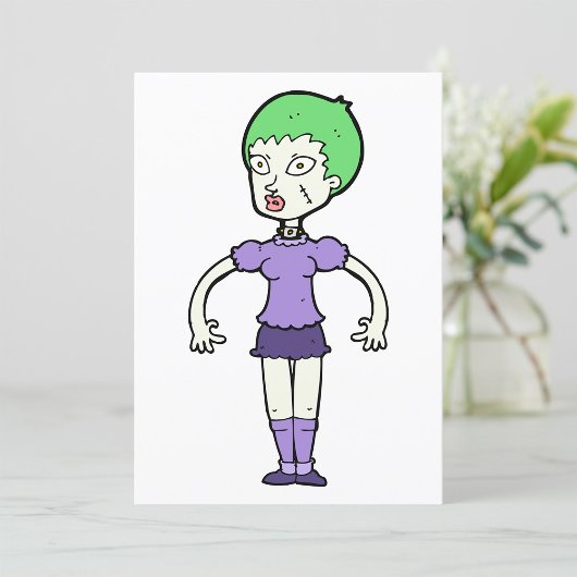 Vrouw Zombie Uitnodigingen