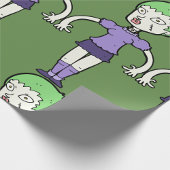 Vrouw Zombie Wrapping Paper Cadeaupapier