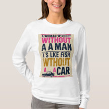 Vrouw Zonder Mannen shirt – feministische humor T-