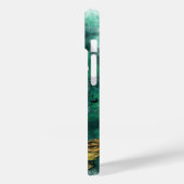 Vrouw Zonnebloem iPhone Case (Achterkant / Links)