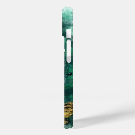 Vrouw Zonnebloem iPhone Case (Achterkant / Links)