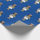 Vrouw zurse Gift Wrap Cadeaupapier (Hoek)