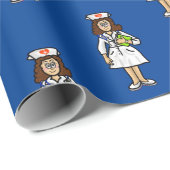 Vrouw zurse Gift Wrap Cadeaupapier (Rol Hoek)