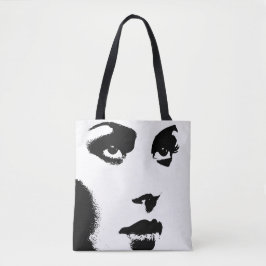 Vrouw zwarte eigenschappen tote bag