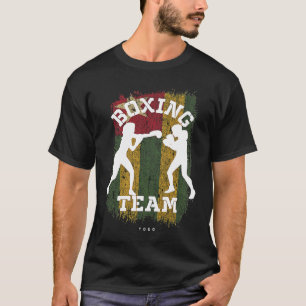 Vrouwboksen Togo Vechtsporten Vechtster Boksen T-shirt
