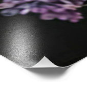 Vrouwe bloemen foto afdruk (Hoek)