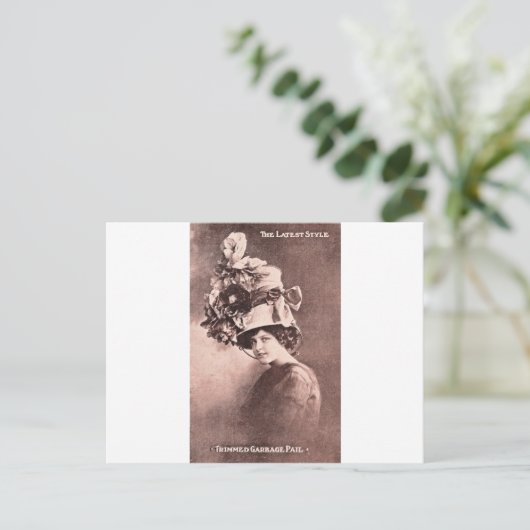 Vrouwe dame, koningin van Mode Briefkaart (Staand voorkant)