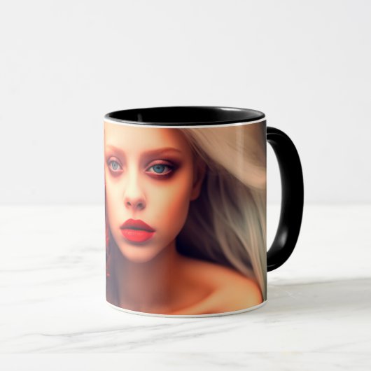 Vrouwe en Schepsel Mok (Voorkant rechts)