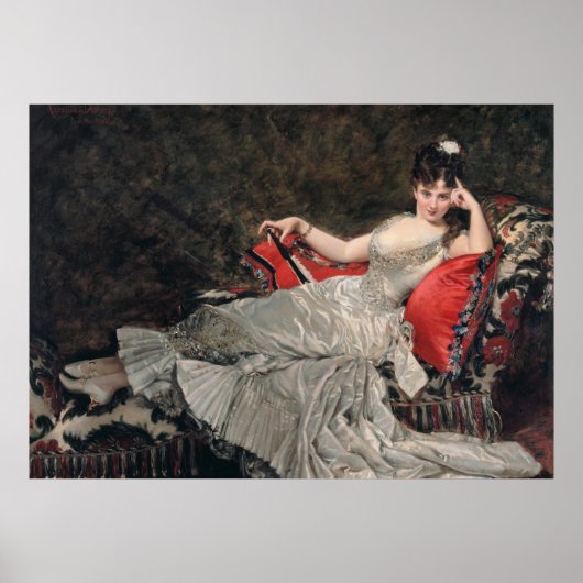 Vrouwe in Poise Poster (Voorkant)