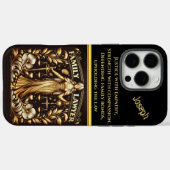 Vrouwe Justitia: Elegantie in het familierecht Case-Mate iPhone Case (Achterkant (horizontaal))