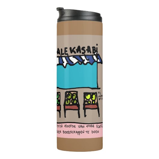 Vrouwe Justitia inkopen en aanbesteden Thermosbeker (Geroteerd rechts)