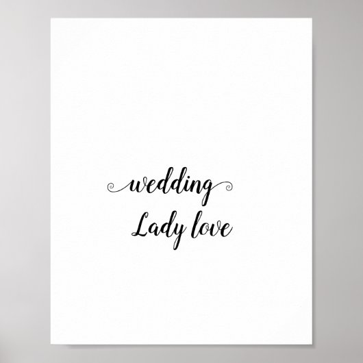 Vrouwe liefde poster (Voorkant)