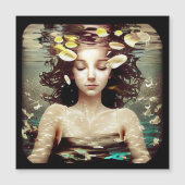 Vrouwe onder water, | AI-gegenereerde illustraties (Voorkant)