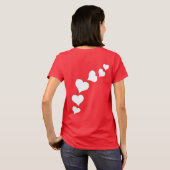 Vrouwe T-shirt voor de Valentijnse Shirt van vrouw (Achterkant volledig)
