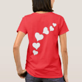 Vrouwe T-shirt voor de Valentijnse Shirt van vrouw (Achterkant)