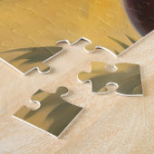 Vrouwe tussen de palmen legpuzzel (Zijkant)