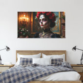 Vrouwe van de Eeuwige Maskerade Canvas Afdruk (Insitu (Slaapkamer))