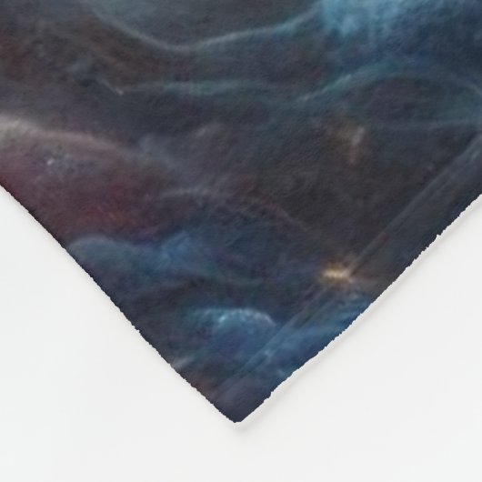 Vrouwe van de Vrijheid - Patriottisme Kunst Fleece Deken (Hoek)