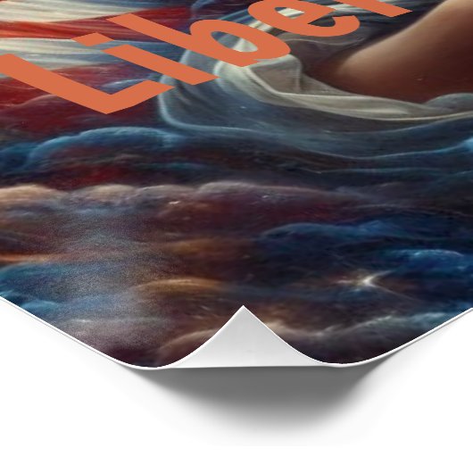 Vrouwe van de Vrijheid - Patriottisme Kunst Perfect Poster (Hoek)