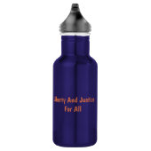 Vrouwe van de Vrijheid - Patriottisme Kunst Waterfles (Rechts)