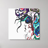 Vrouwe van het leven canvas afdruk (Voorkant)