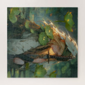 Vrouwe van Lake Anime Fantasy Legpuzzel (Horizontaal)