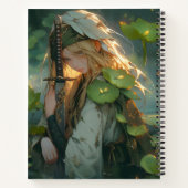 Vrouwe van Lake Anime Fantasy Notitieboek (Achterkant)